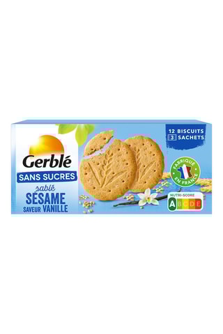 6 x Biscuits Sésame Vanille - 132 g