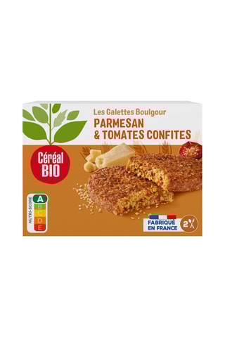 6 x Galettes de boulgour Tomate parmesan - 200 g