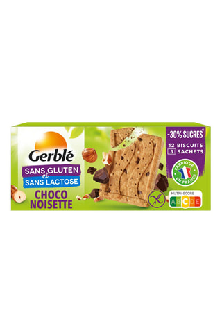 6 x Biscuits pépites chocolat noisettes sans gluten - 150 g