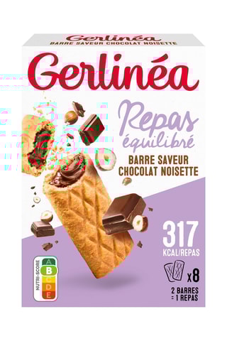 3 x Barres repas fourrées chocolat - 360 g