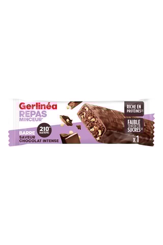 8 x Barre substitut de repas chocolat brownie - Chocolat intense - 8 x 8 barres