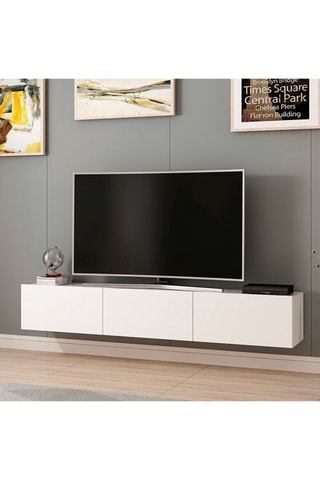 Meuble TV 3 portes - 180 x 30 x 32 cm