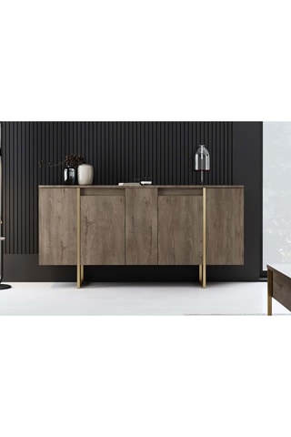Buffet 4 portes - 160 x 35 x 80 cm