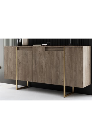Buffet 4 portes - 160 x 35 x 80 cm
