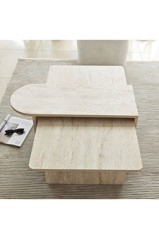 2 tables gigognes - 105 x 82 x 40 cm