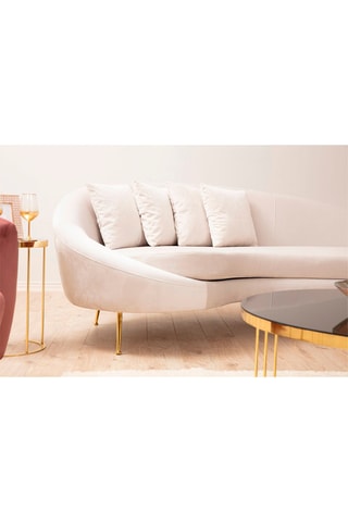 Canapé Eses - Beige - 3 places