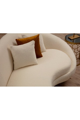 Canapé Eses - Crème - En polyester