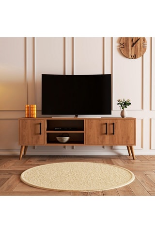 Meuble TV 3 portes - 150 x 52 x 34 cm