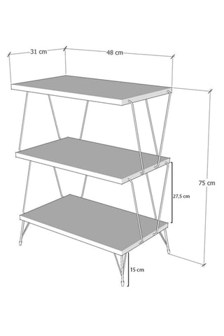 Bibliothèque - 48 x 31 x 75 cm