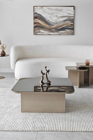 3 tables basses Jazz - 80 x 30 x 80 cm