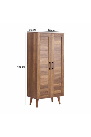 Meuble de rangement 2 portes - 135 x 60 x 36 cm