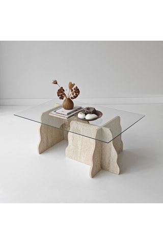 Table basse - 122 x 72 x 8 cm