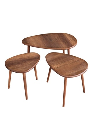 3 tables basses - 80 x 52 x 50, 60 x 45 x 45 et 50 x 38 x 40 cm