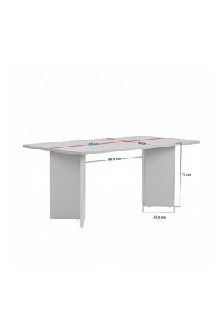 Table à manger - 180 x 90 x 75 cm