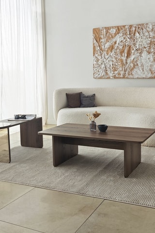 2 tables basses - 105 x 60 x 35 cm / 82 x 33 x 40 cm 