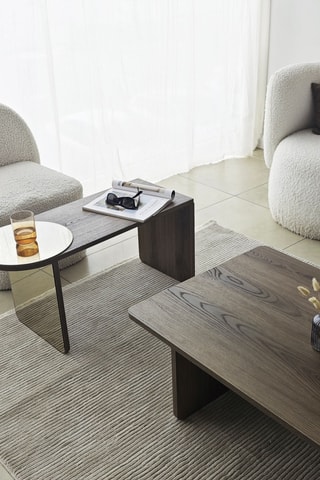 2 tables basses - 105 x 60 x 35 cm / 82 x 33 x 40 cm 