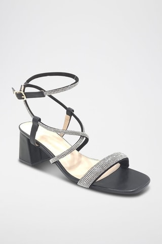 Sandalias de tacón - Negro