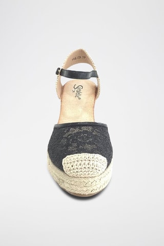 Sandalias de cuña - Negro