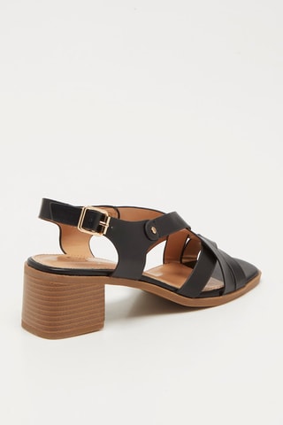 Sandalias de tacón - Negro