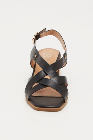 Sandalias de tacón - Negro