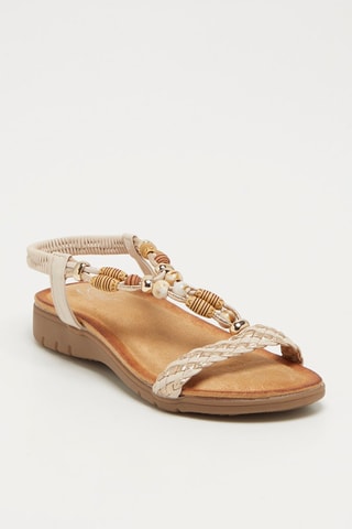 Sandalias - Beige