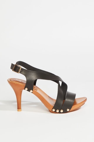 Sandalias de tacón - Negro