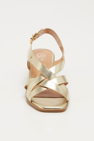 Sandalias de tacón - Dorado