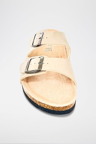 Sandalias de piel - Beige
