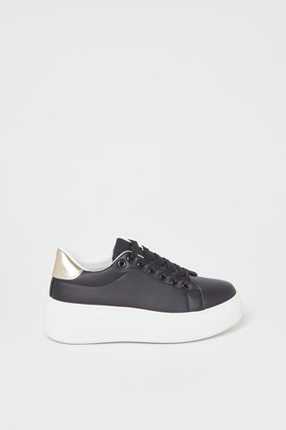 Zapatillas con plataforma - Negro y blanco