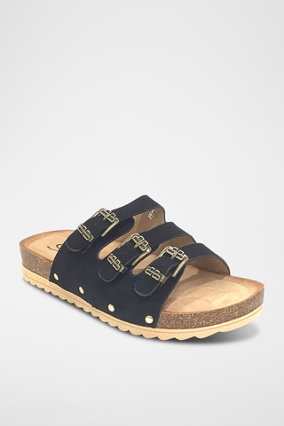 Sandalias de cuña - Negro