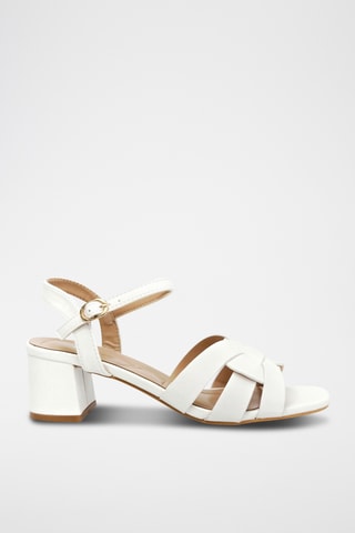 Sandalias de tacón - Blanco