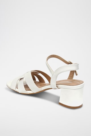 Sandalias de tacón - Blanco