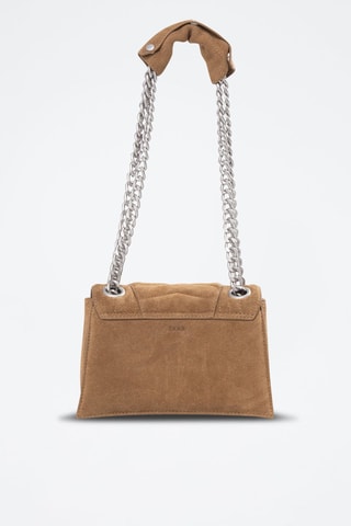 Sac à main en cuir de veau - Marron - IKKS