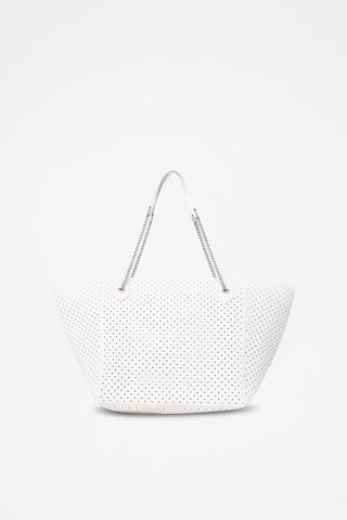 Cabas en cuir - Blanc - IKKS 