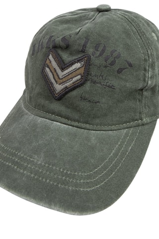 Casquette en coton biologique - Kaki - IKKS Junior