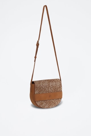 Sac bandoulière en cuir - Marron - One Step