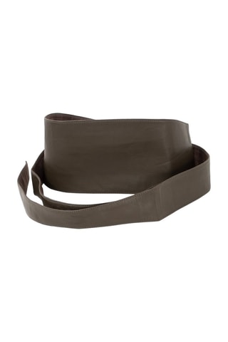 Cinto em couro - Caqui - IKKS