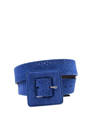 Cinto em couro - Azul - One Step