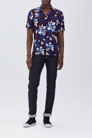 Camisa regular - Bordô - IKKS