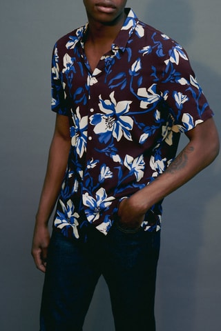 Camisa regular - Bordô - IKKS