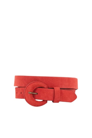 Cinto em couro - Laranja-escuro - One Step