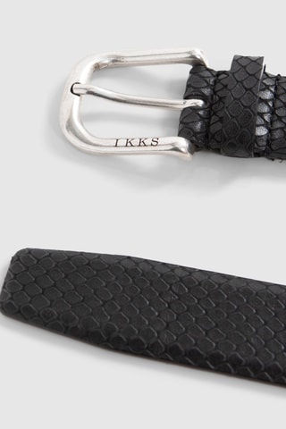 Ceinture en cuir - Noir