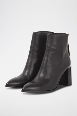 Boots subidas em couro - Preto - IKKS