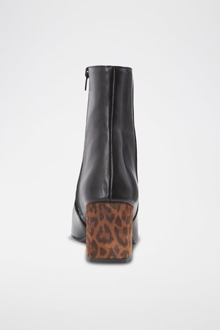 Bottines en cuir - Noir