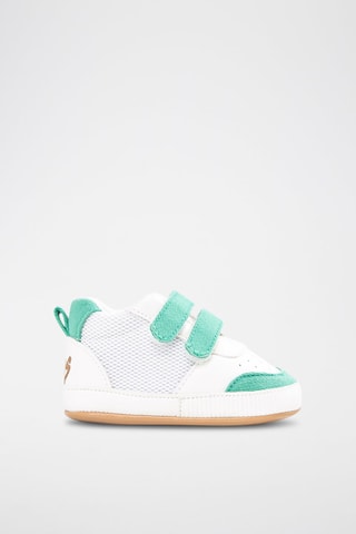 Sapatilhas subidas - Branco e verde - IKKS