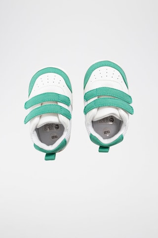 Sapatilhas subidas - Branco e verde - IKKS