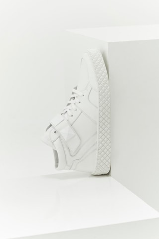 Baskets montantes en cuir - Blanc - One Step