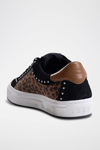 Baskets en cuir - Camel - IKKS