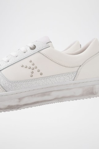 Baskets en cuir - Blanc - IKKS