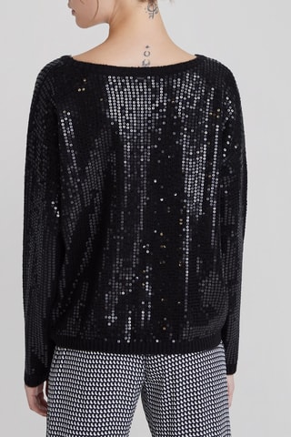 Camisola oversize - Preto - IKKS